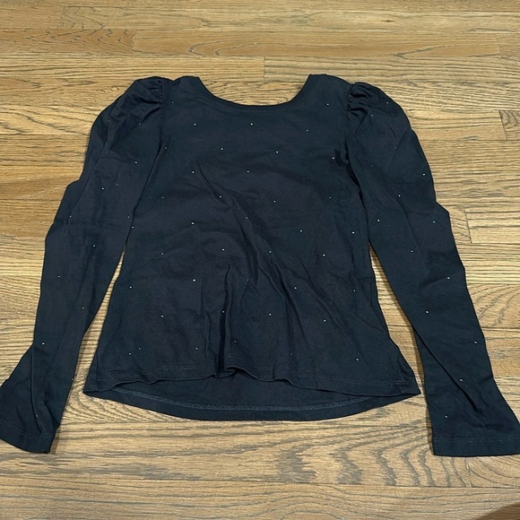 Gap Girl’s Long Sleeve Rhinestone Long Sleeve - Size Large - Picture 1 of 5